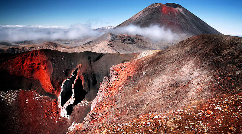 Mount Ngauruhoe (aka Mt Doom) on the Central Plateau of the North Island, New Zealand. Mount Ngauruhoe (aka Mt Doom) on the Central Plateau of the North Island, New Zealand.