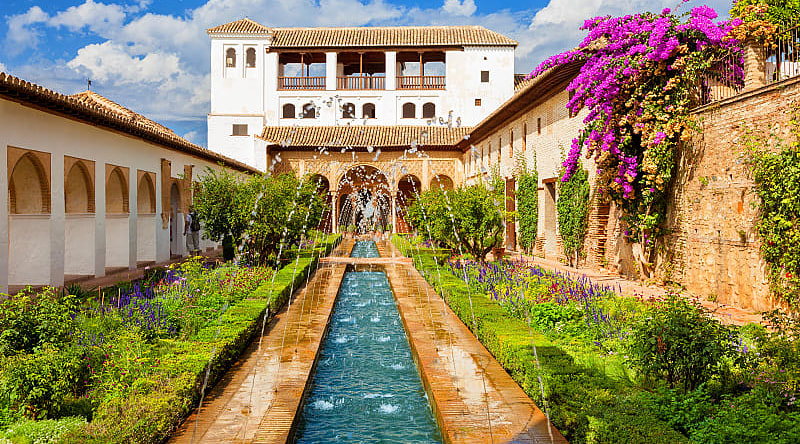 The Generalife, UNESCO World Heritage Site in Granada The Generalife, UNESCO World Heritage Site in Granada