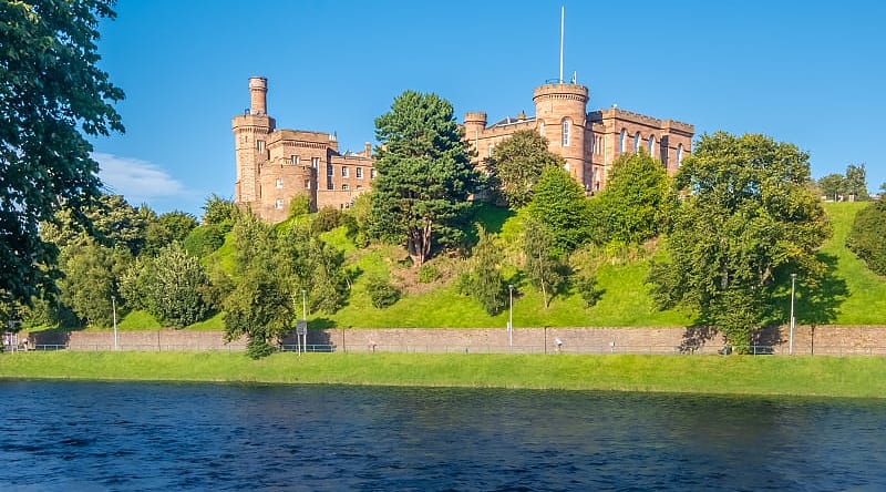 Inverness Castle in Scotland Inverness Castle in Scotland