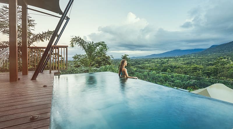 Photo courtesy of Nayara Resorts Panoramic view from resort in Costa Rica