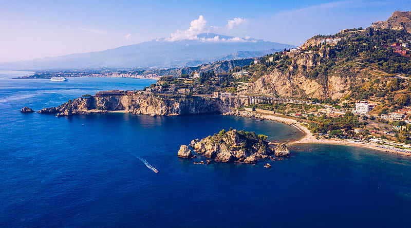Taormina, Italy Beaches in Taormina, Italy