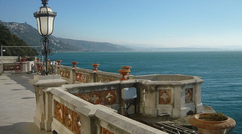 View of the city and the bay, Trieste, Italy View of the city and the bay, Trieste, Italy