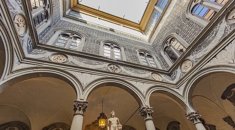 Palazzo Medici Riccardi interior in Florence, Italy Palazzo Medici Riccardi interior in Florence, Italy