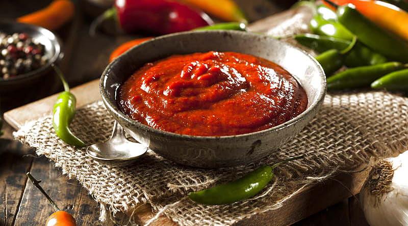 The iconic Sriracha sauce, Thailand. The iconic Sriracha sauce, Thailand.