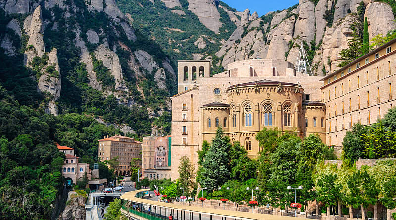 Catholic Monastery in Catalonia, Spain. Catholic Monastery in Catalonia, Spain.