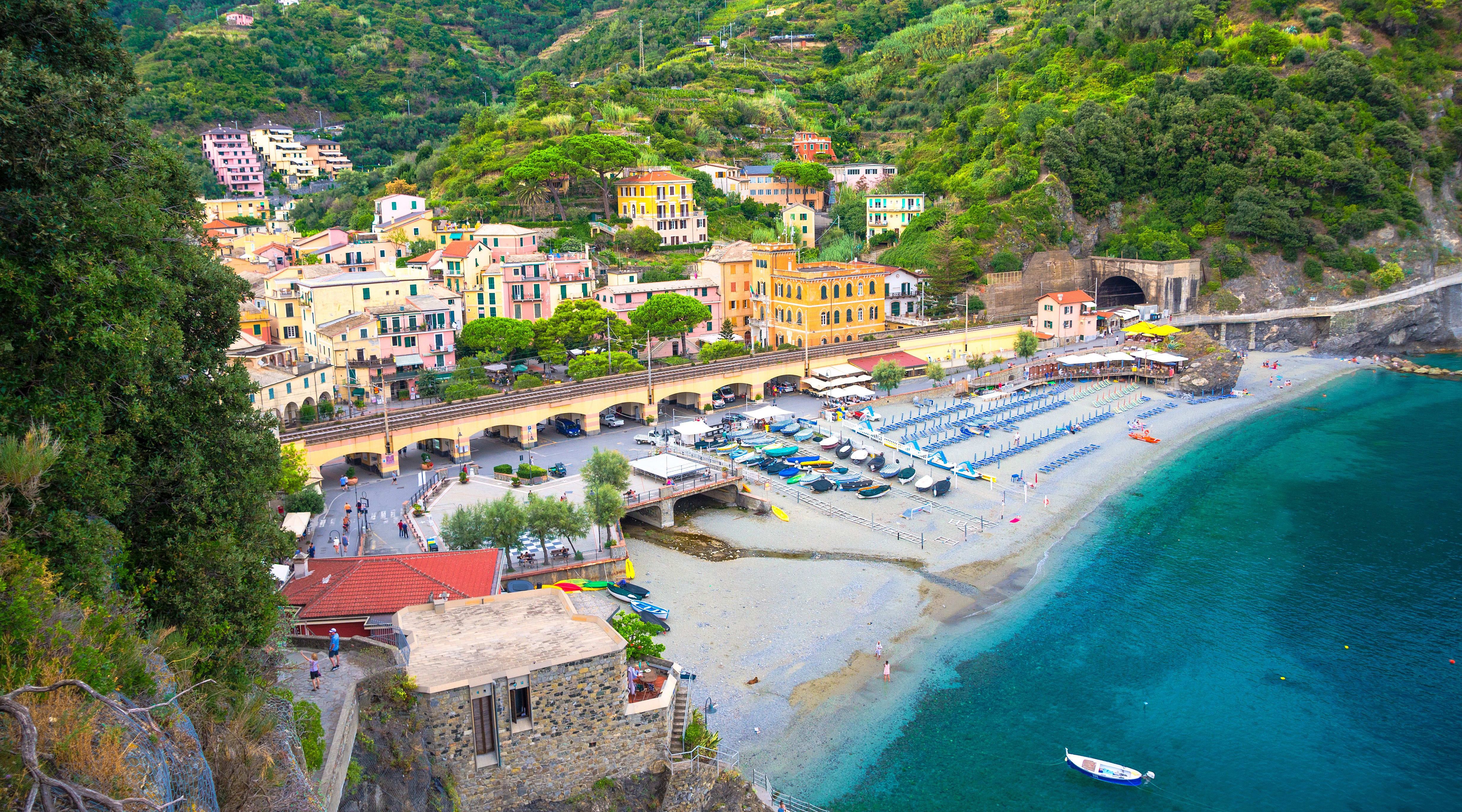 Colorful town of Cinque Terre, Liguri, Italy Colorful town of Cinque Terre, Liguri, Italy