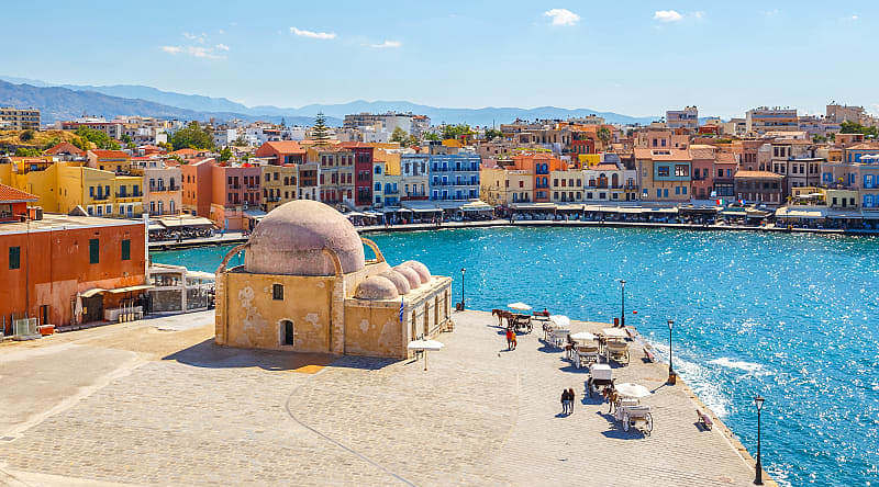 Chania on the Island of Crete in Greece Chania on the Island of Crete in Greece