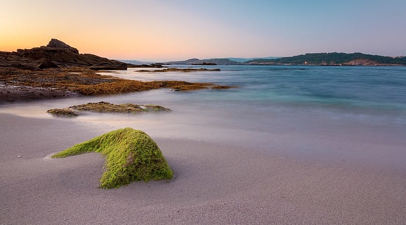 Beach on the Galacian coast of Spain Beach on the Galician coast of Spain
