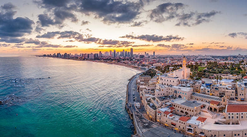 Tel Aviv, Israel Tel Aviv with Old Jaffa and modern skyline