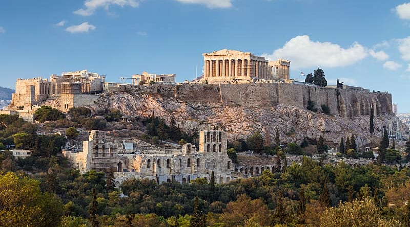 Beautiful view of the Acropolis, Athens, Greece Beautiful view of the Acropolis, Athens, Greece
