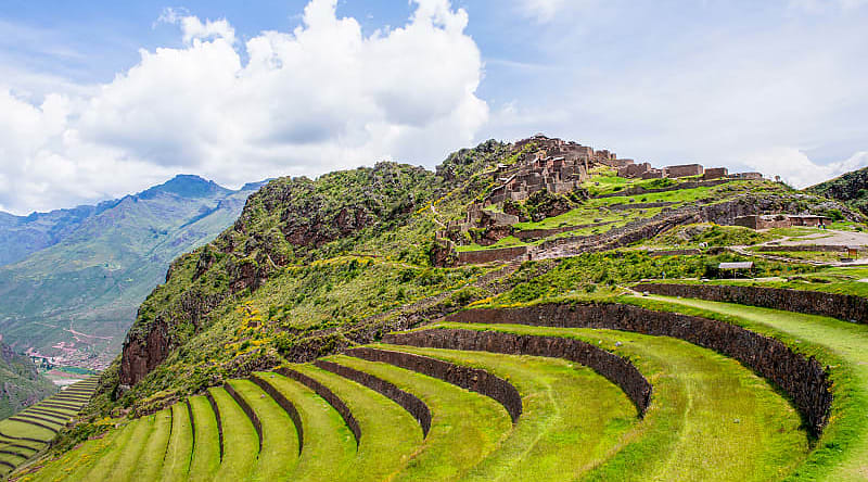 Archaeological Park of Pisac in Cusco, Peru Archaeological Park of Pisac in Cusco, Peru