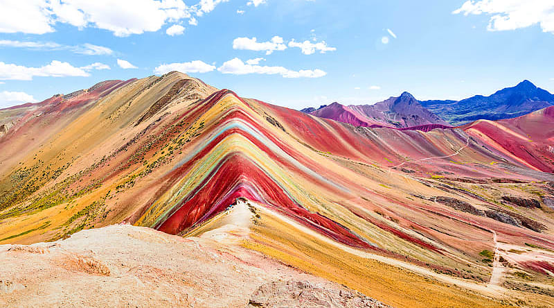 Vinicunca, or Rainbow mountain, near Cusco, Peru Vinicunca, or Rainbow mountain, near Cusco, Peru
