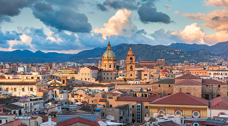 Cityscape of Palermo in Sicily, Italy Cityscape of Palermo in Sicily, Italy