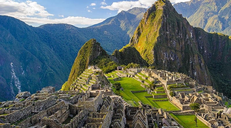 Ruins of Machu Picchu, the lost city of the Incas in Peru Ruins of Machu Picchu, the lost city of the Incas in Peru