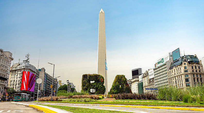Buenos Aires, Argentina Obelisco at the Plaza de la República in Buenos Aires, Argentina