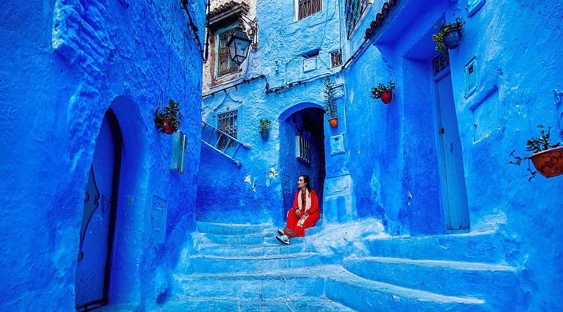 Chefchaouen, blue city in Morocco Chefchaouen, blue city in Morocco