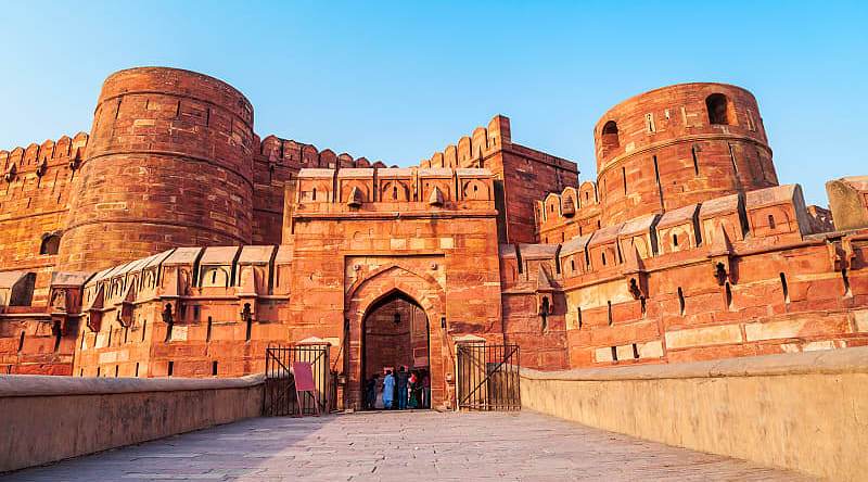 Historical Fort in Agra, India Historical Fort in Agra, India