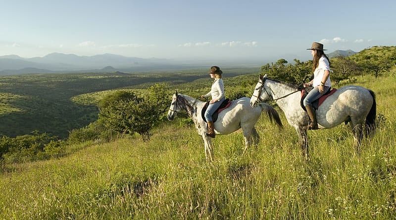 Horseback ride at Iewa wildlife conservancy, Kenya Horseback ride at Iewa wildlife conservancy, Kenya