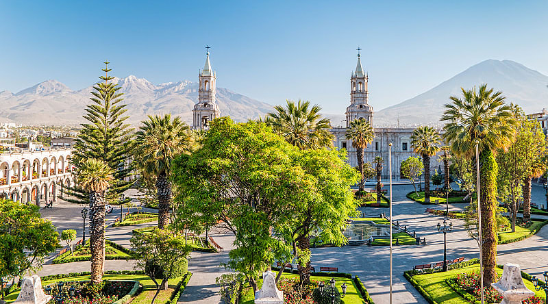 Plaza de Armas, Arequipa, Peru Plaza de Armas, Arequipa, Peru