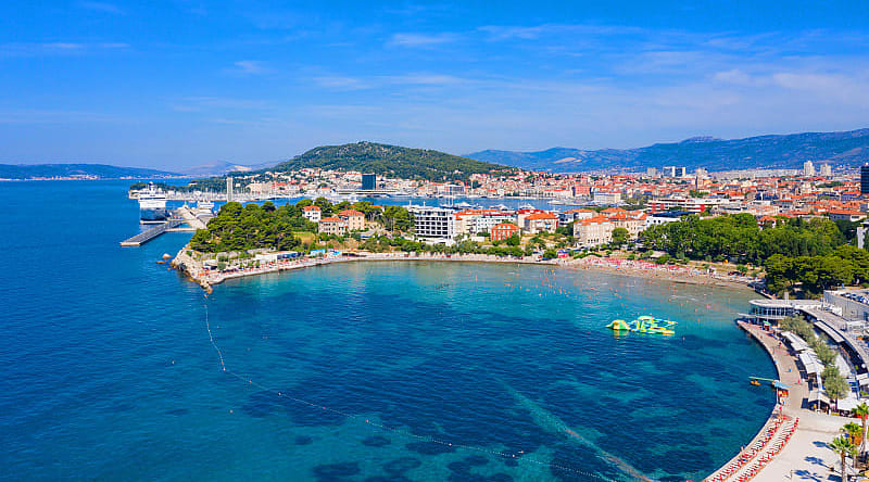Split Beach Bacvice, Croatia