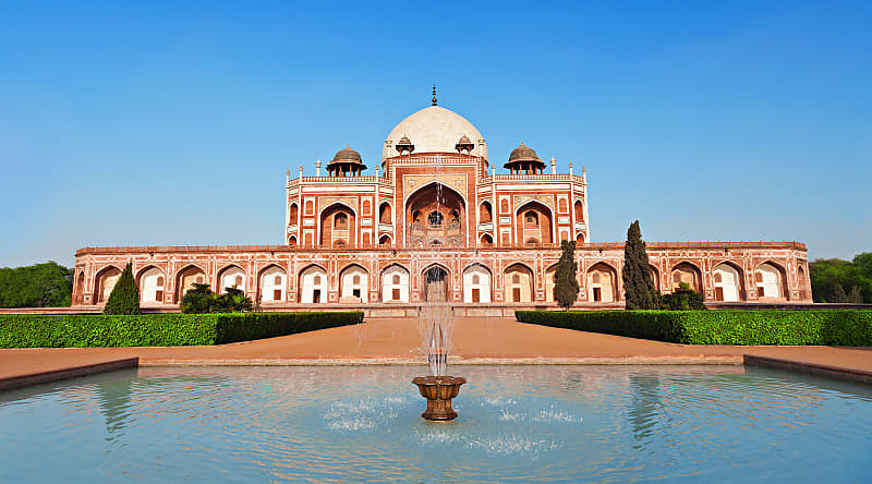 View of Humayan's Tomb in Dehli, India. View of Humayan's Tomb in Dehli, India.
