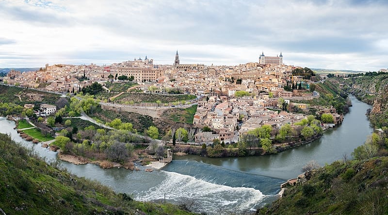 View of Toledo in Spain View of Toledo in Spain
