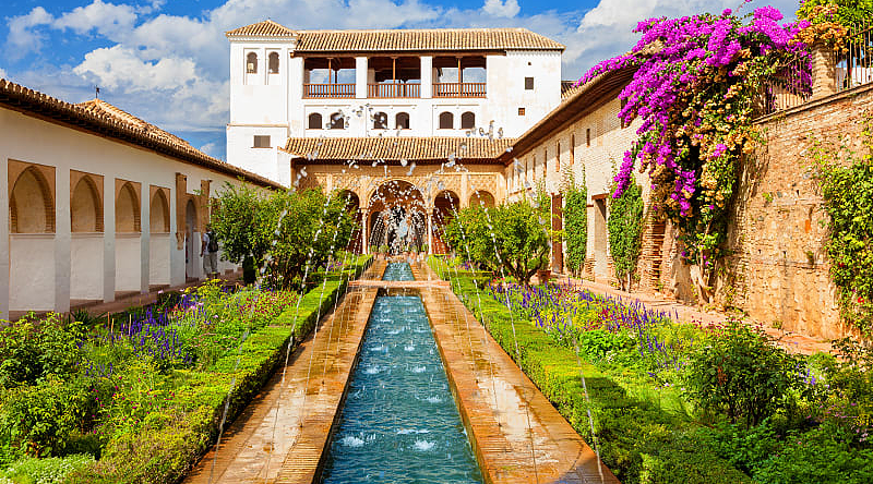 The Generalife, UNESCO World Heritage Site in Granada The Generalife, UNESCO World Heritage Site in Granada