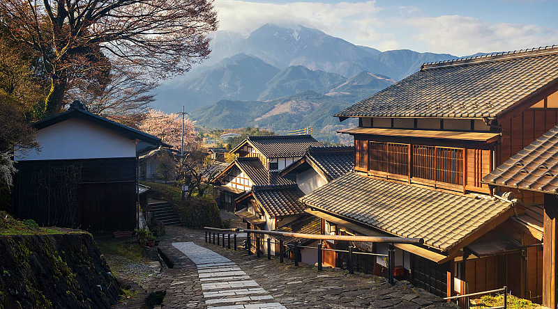 Visit Magome, a postal town on the Nakasendo Trail known as the Road Through the Mountains. Visit Magome, a postal town on the Nakasendo Trail known as the Road Through the Mountains.