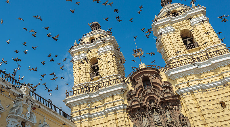 San Francisco church in Lima, Peru San Francisco church in Lima, Peru