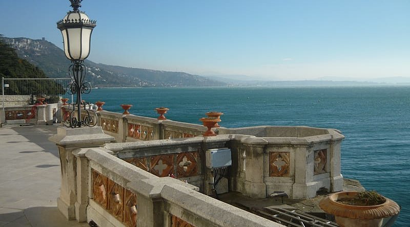 View of the city and the bay, Trieste, Italy View of the city and the bay, Trieste, Italy