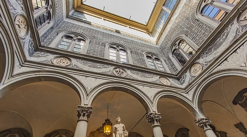 Palazzo Medici Riccardi interior in Florence, Italy Palazzo Medici Riccardi interior in Florence, Italy
