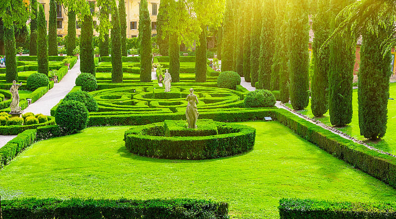 Guisti Garden in Verona, Italy Guisti Garden in Verona, Italy