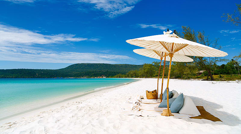 Koh Rong, Cambodia Romantic beach on Koh Rong island, Cambodia