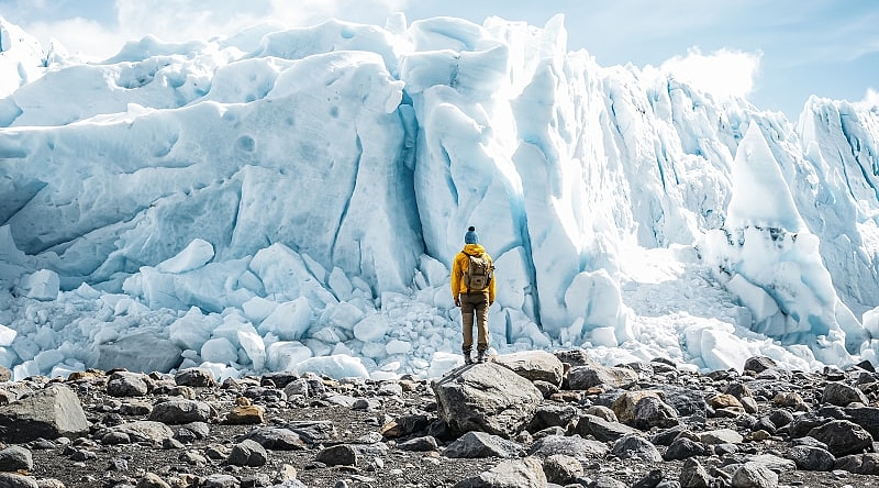 Perito Moreno glacier in Patagonia, Argentina.