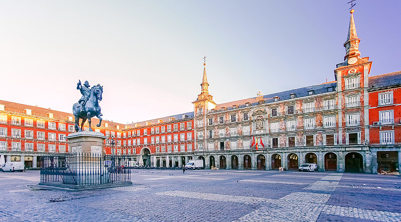 Plaza Mayor in Madrid, Spain Plaza Mayor in Madrid, Spain