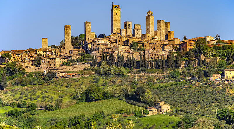 San Gimignano in Tuscany, Italy San Gimignano in Tuscany, Italy