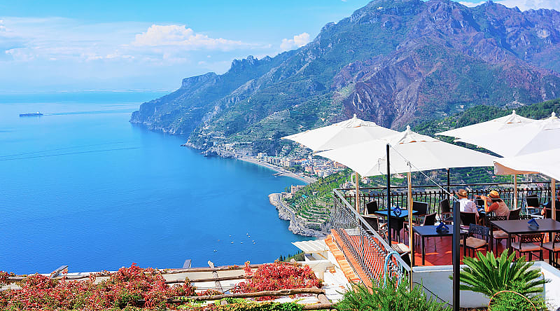 Delight in the radiant charms of the Amalfi Coast when visiting the scenic town of Ravello Delight in the radiant charms of the Amalfi Coast when visiting the scenic town of Ravello