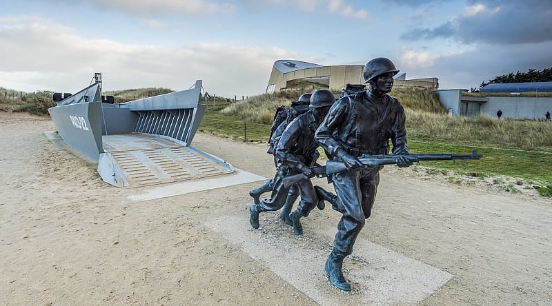 Utah Beach Memorial in Normandy, France Utah Beach Memorial in Normandy, France