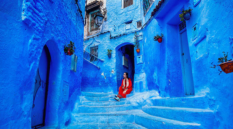 Chefchaouen, blue city in Morocco Chefchaouen, blue city in Morocco