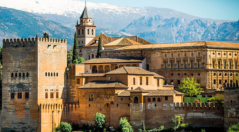 Moorish palace Alhambra, Granada, Spain Moorish palace Alhambra, Granada, Spain