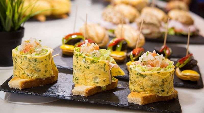 Typical Spanish tapas from Bilbao