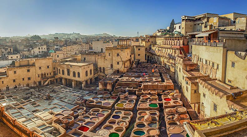 Tannery in Fez, Morocco