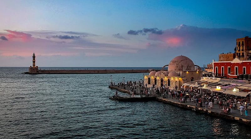 Chania is a beautiful resort town with a long history, Crete, Greece