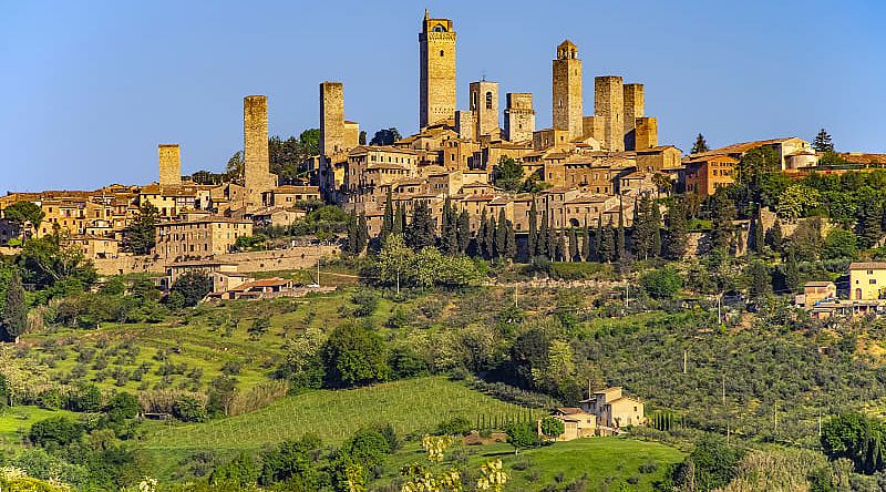 San Gimignano in Tuscany, Italy