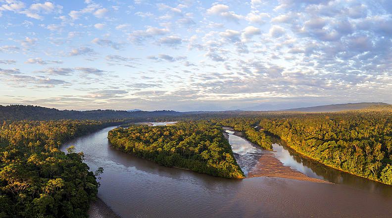 The Napo River in the Ecuadorian Amazon