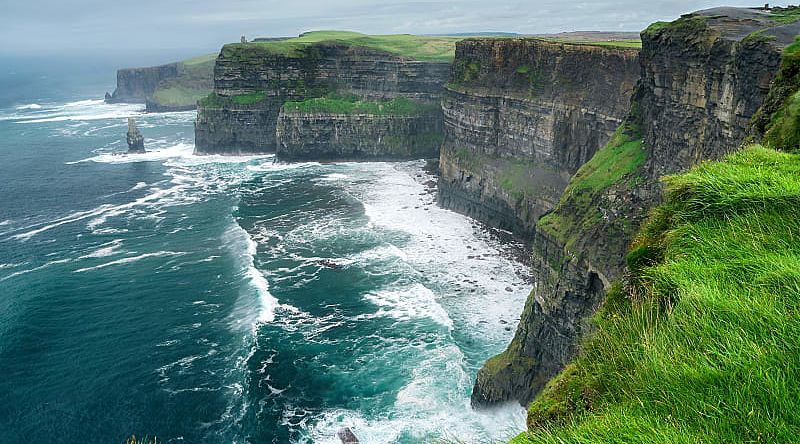 The Cliffs of Moher is Ireland's most popular attraction