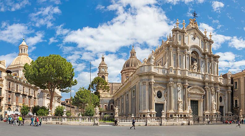 Cathedral di Sant'Agata in Catania, Italy Cathedral di Sant'Agata in Catania, Italy