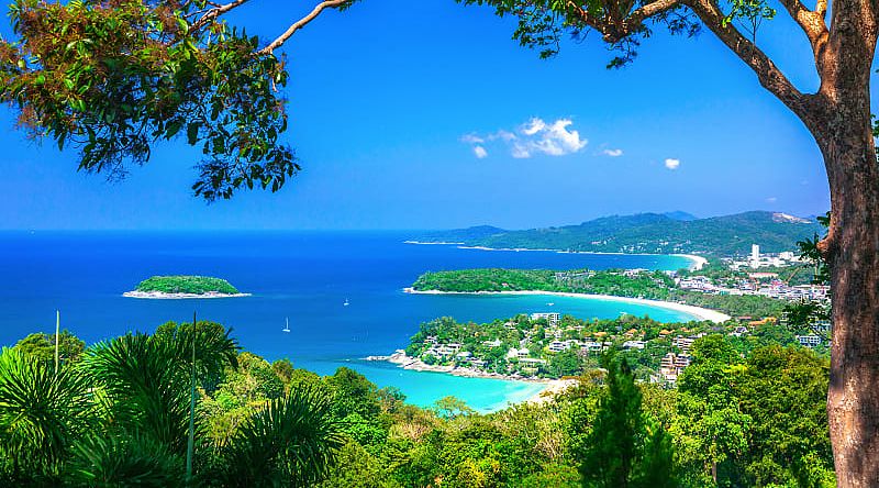 View of Karon beach in Phuket, Thailand