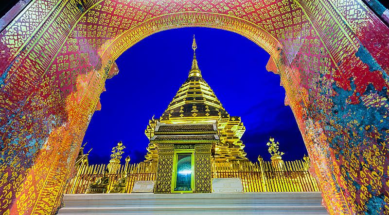 Wat Phra That Doi Suthep in Chiang Mai, Thailand