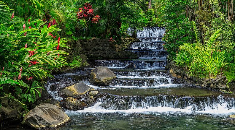 Hot springs in Costa Rica